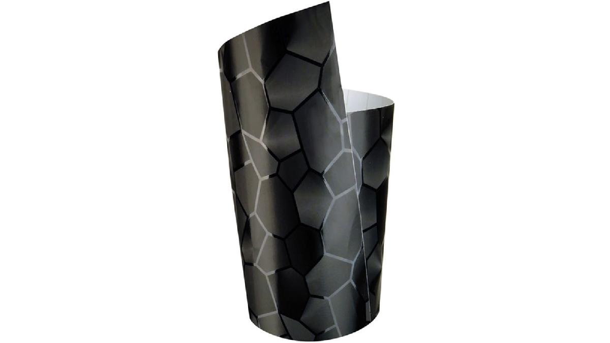 Foliatec+Cockpit+Film+Design+Hexagon+noir-structur%C3%A9+50x50cm